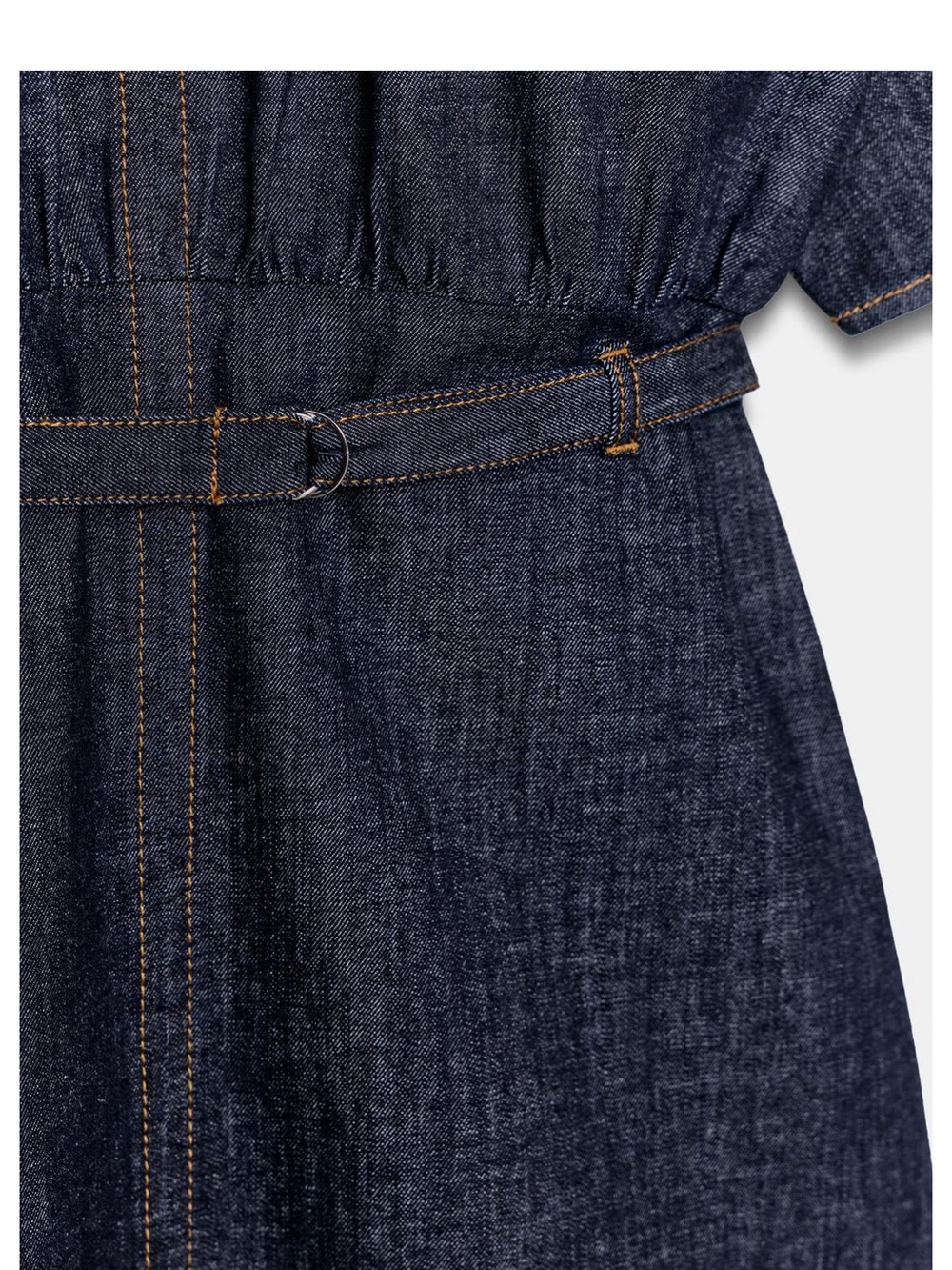 Women’s Dark Blue Denim Jeans Dress - Picture 9 of 11
